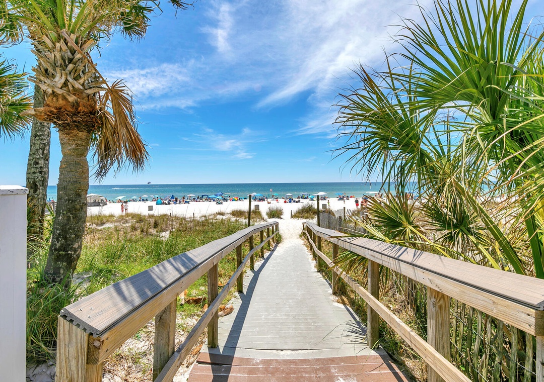 Head down to the beach