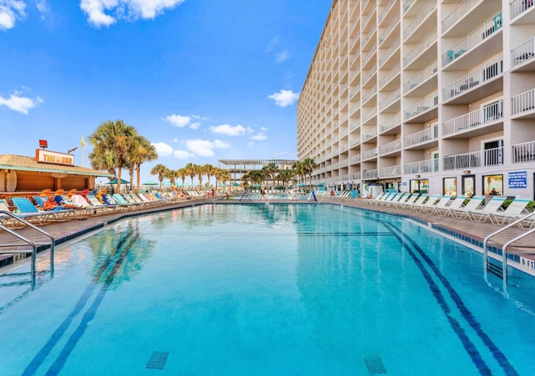 Spacious Pools to cool off in