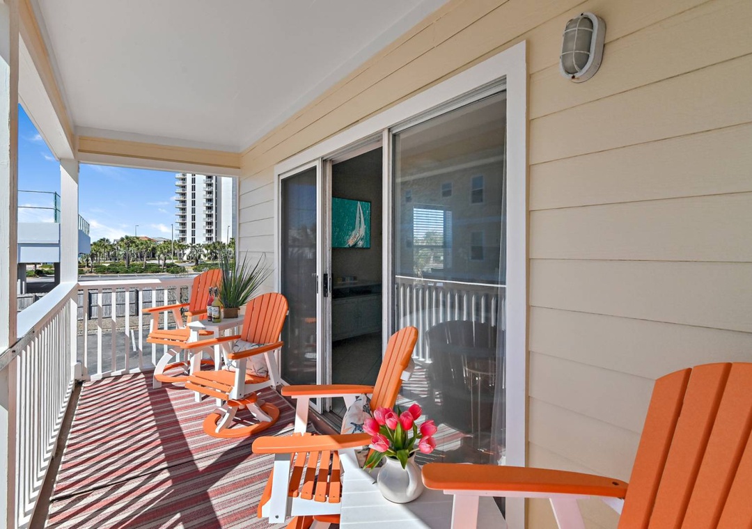St. Martin Beachwalk Villas 321 balcony