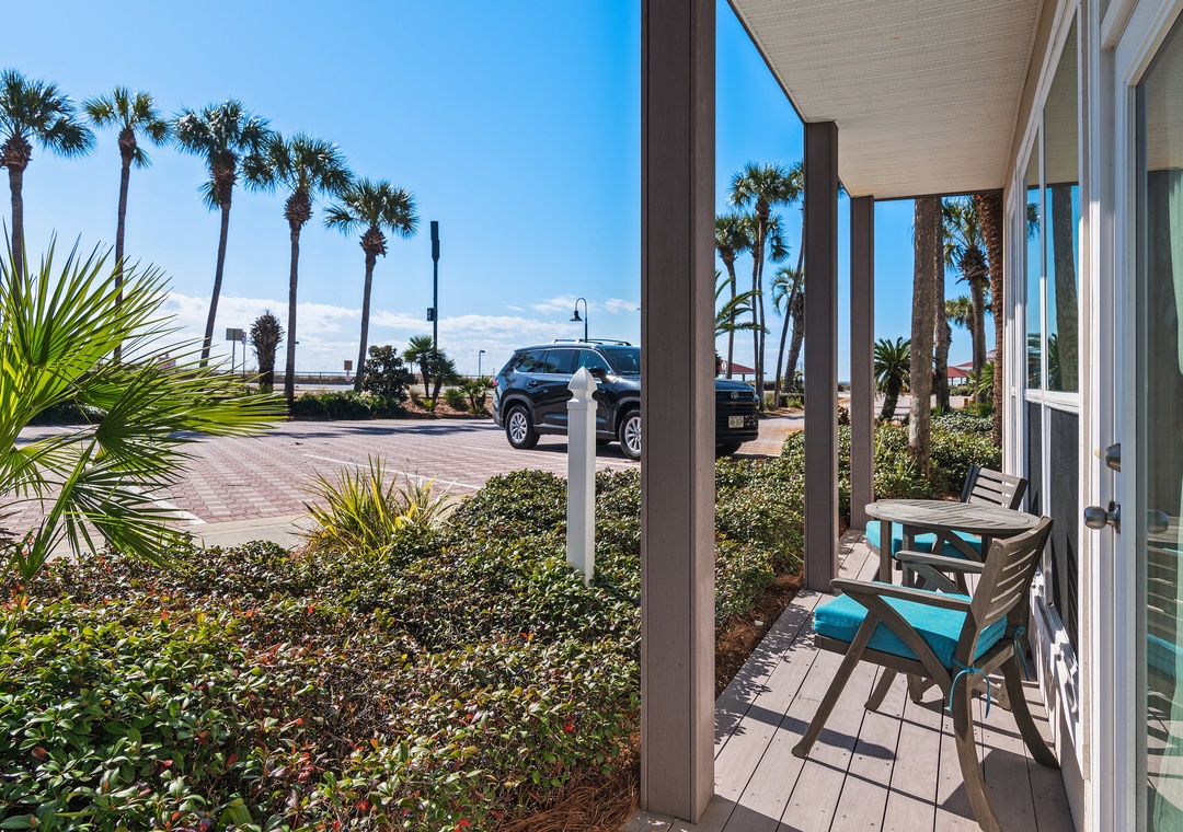 Destiny Beach Villas #9B patio