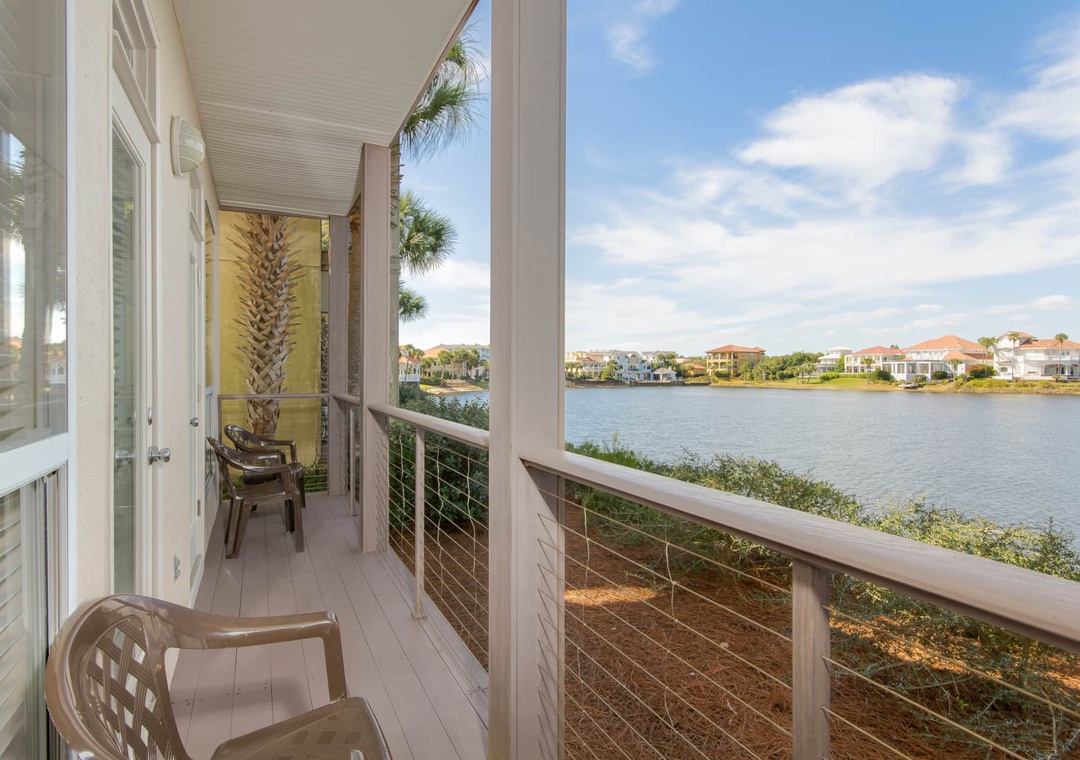 Destiny Beach Villas #9B balcony view