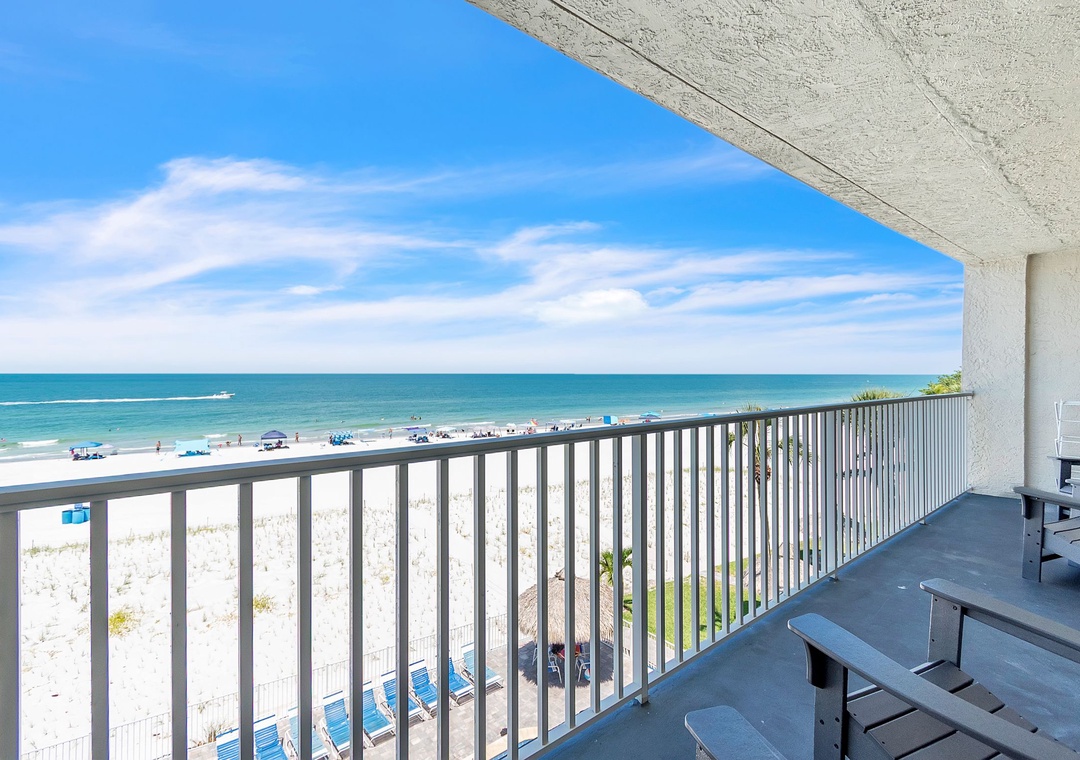 Incredible Gulf and Beach Views from your Private Balcony