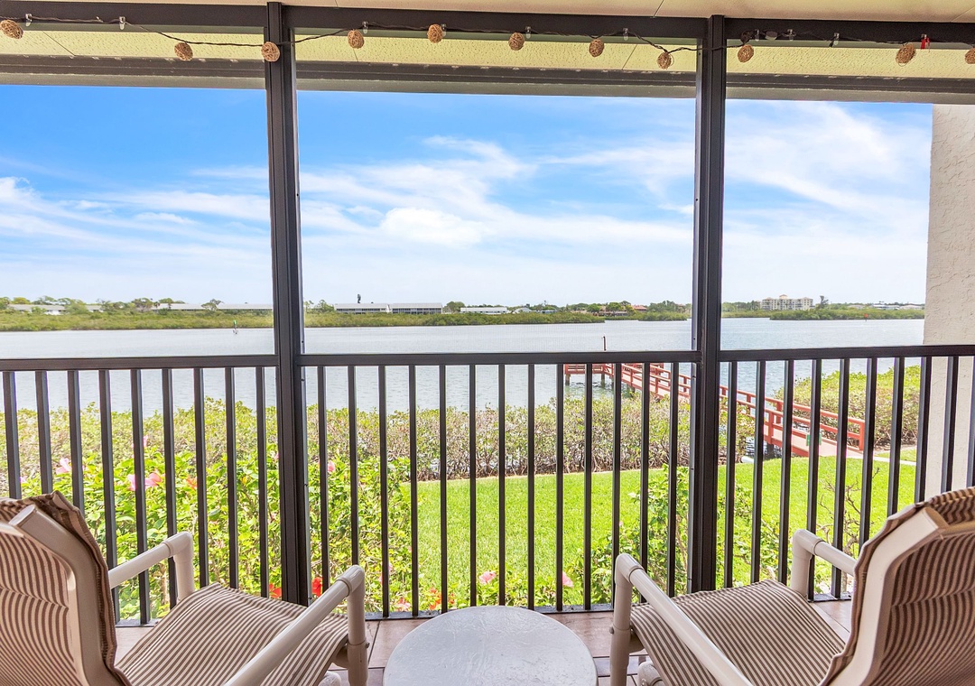 Waterway Views from your Private Balcony