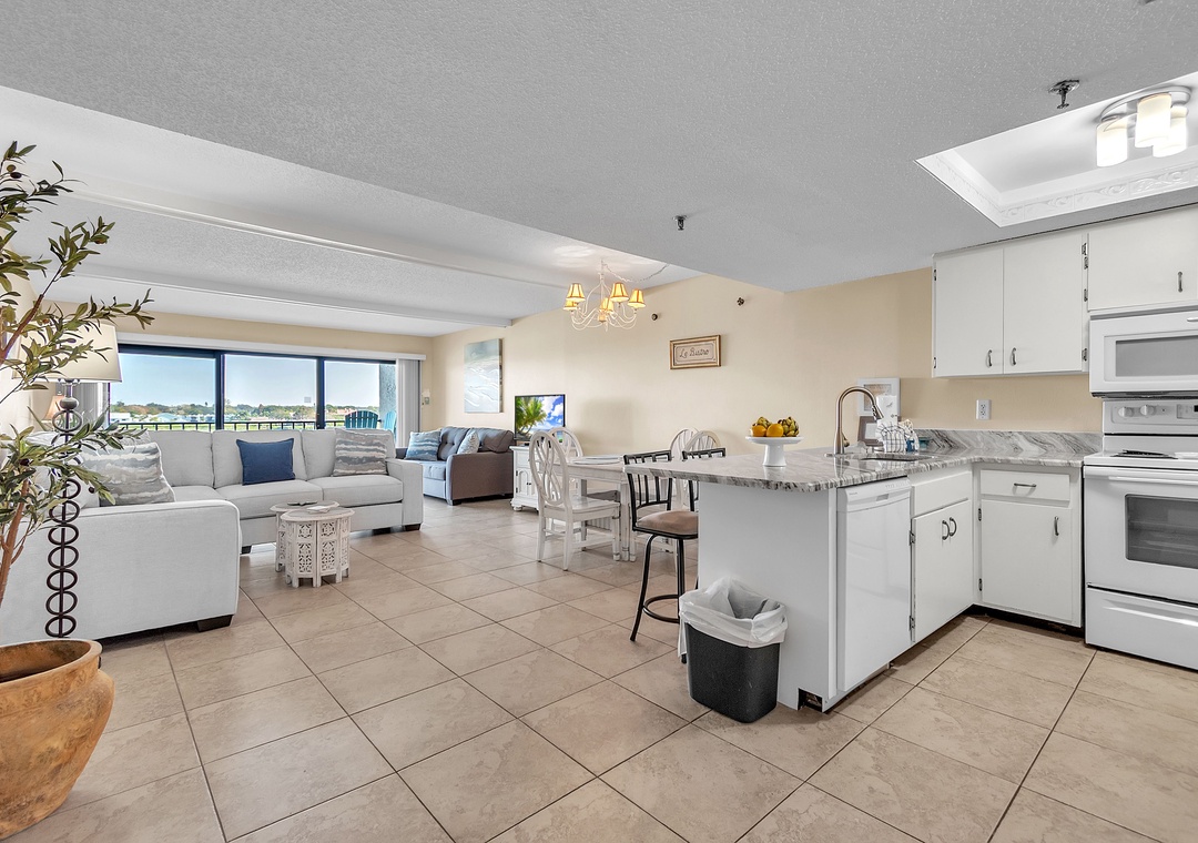 Spacious Living Area with Balcony Access