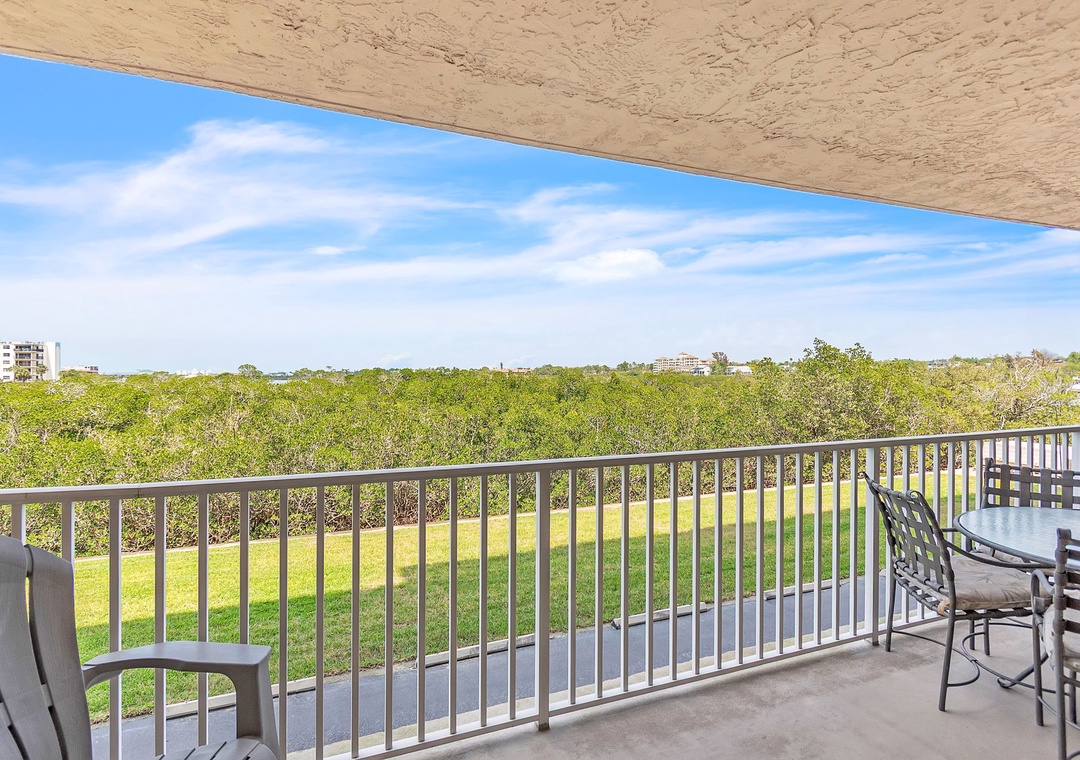 Spacious Private Balcony