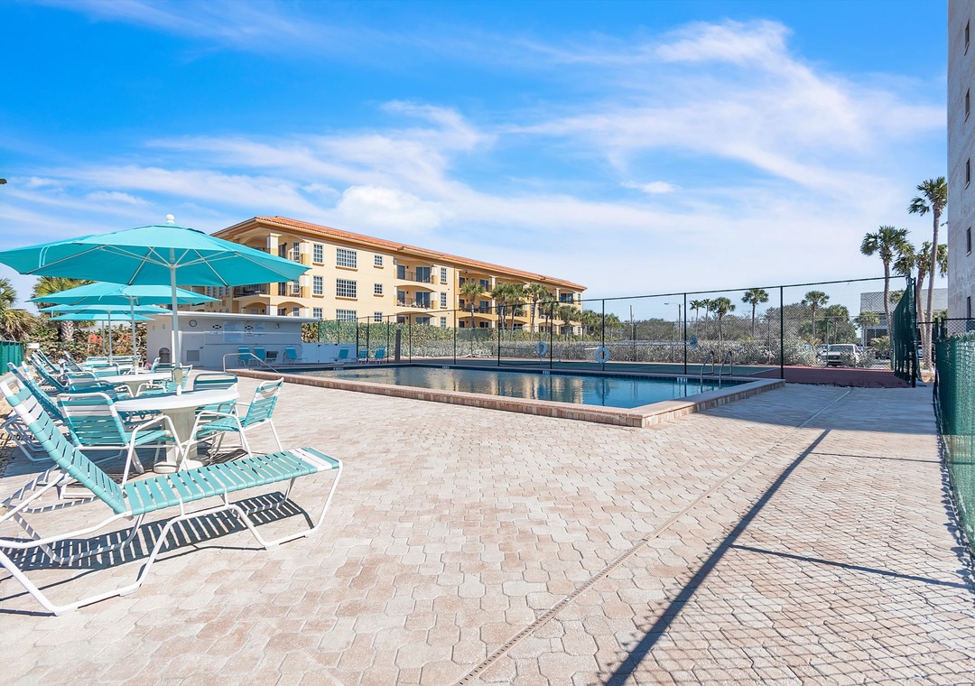 Reflections On The Gulf Pool Deck