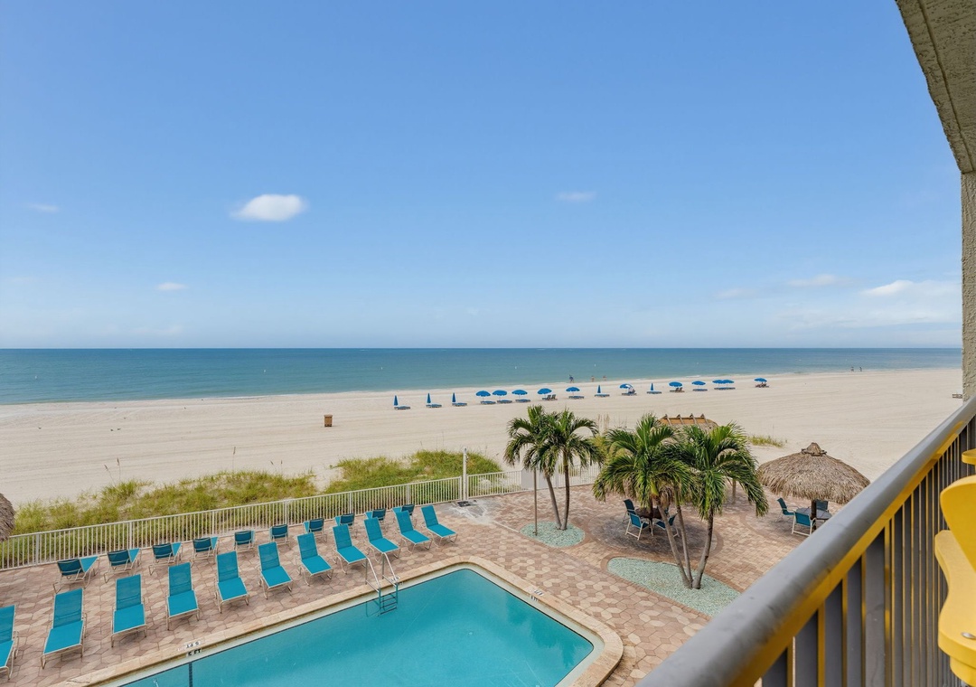 Views of the Pool, Beach AND Gulf - Perfect!