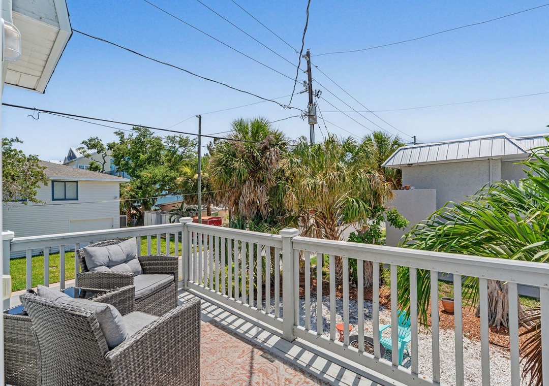 Private Balcony off Living Area - 2nd Level