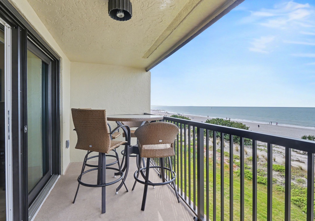 Private Balcony with Gulf Views