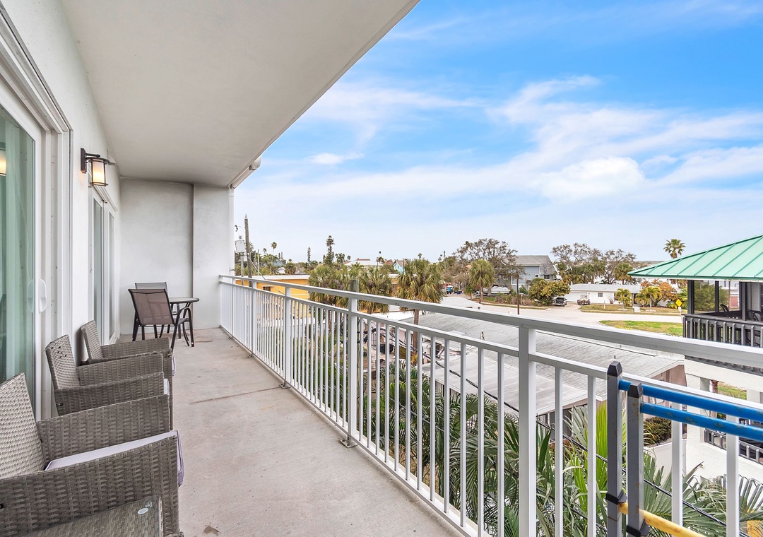 Spacious Private Balcony