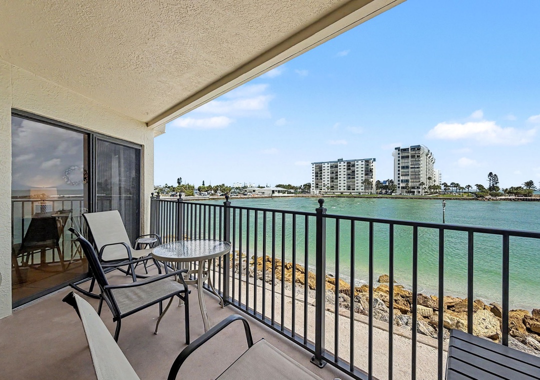 Awesome Water Views from your Private Balcony