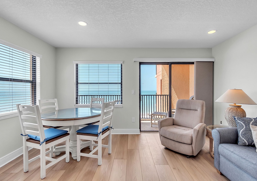 Living Room with Balcony Access