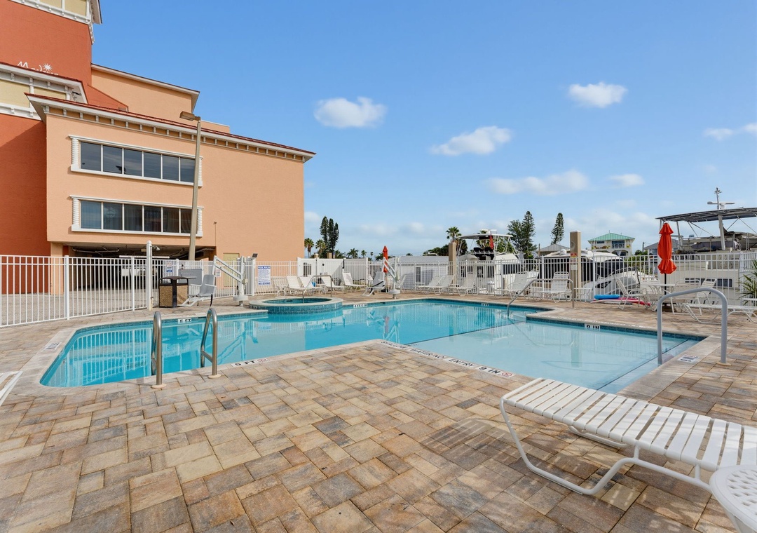 Pool Deck at Madeira Bay Resort