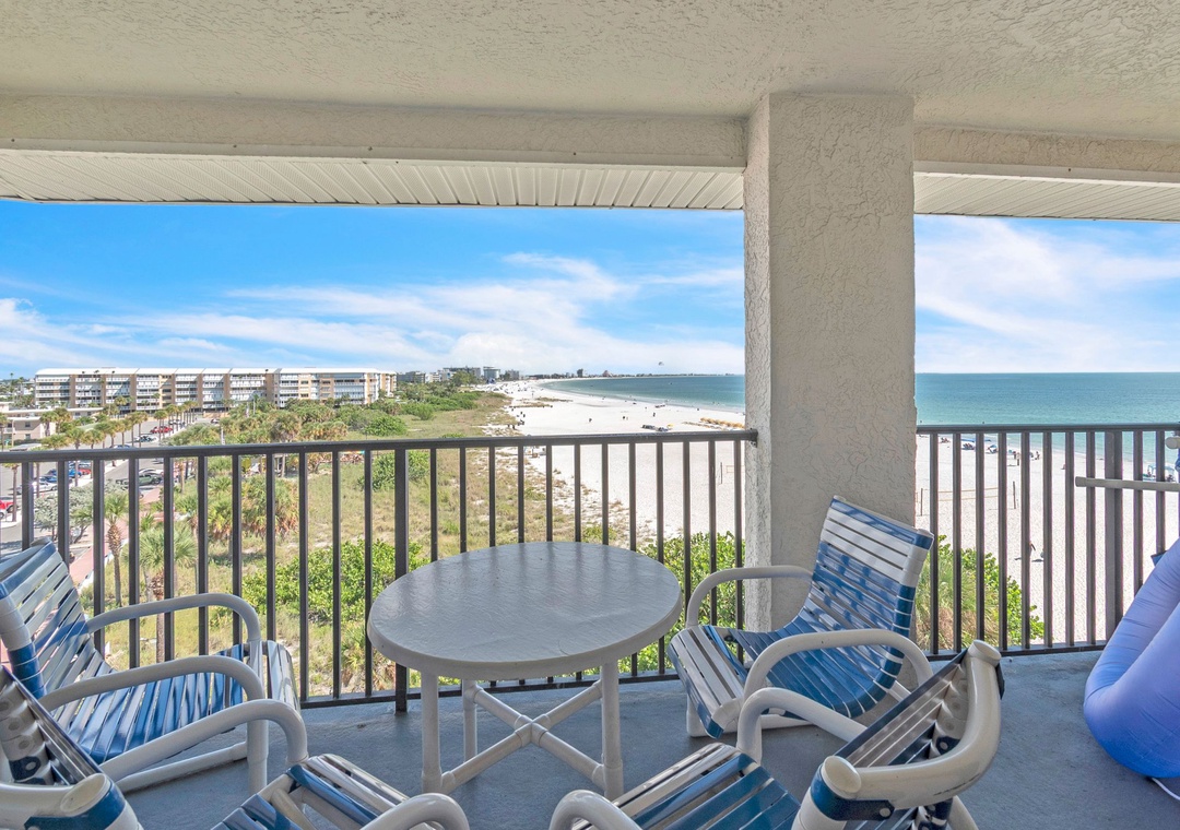 Awesome Beach and Gulf Views from your 5th Floor Balcony