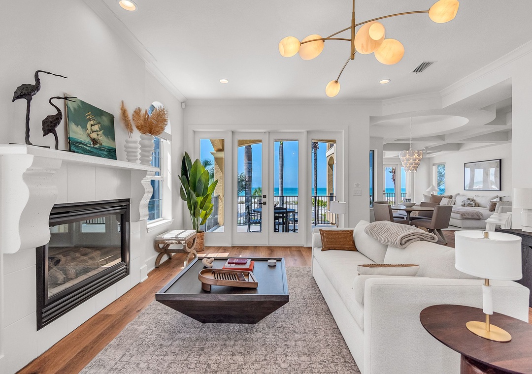Spacious Living with Beach Views - 2nd Level