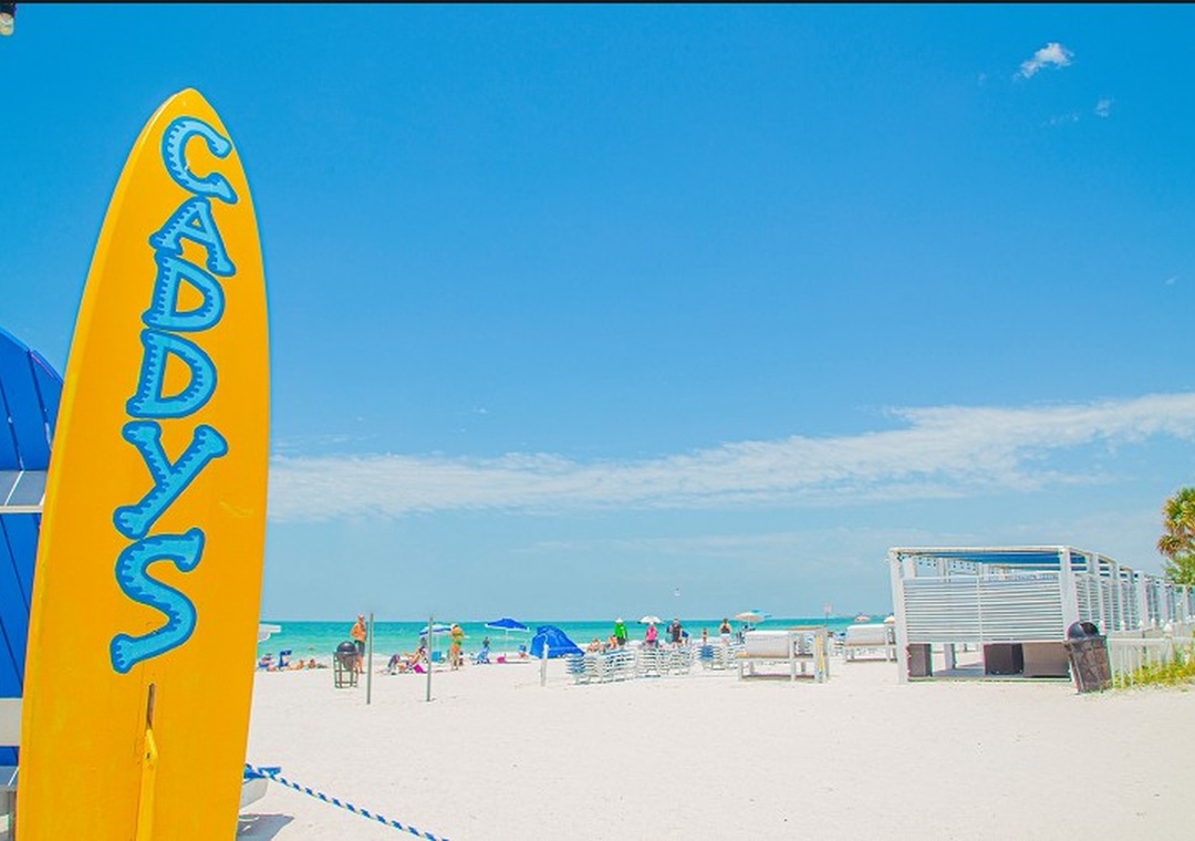 The Beach at Caddy's Treasure Island