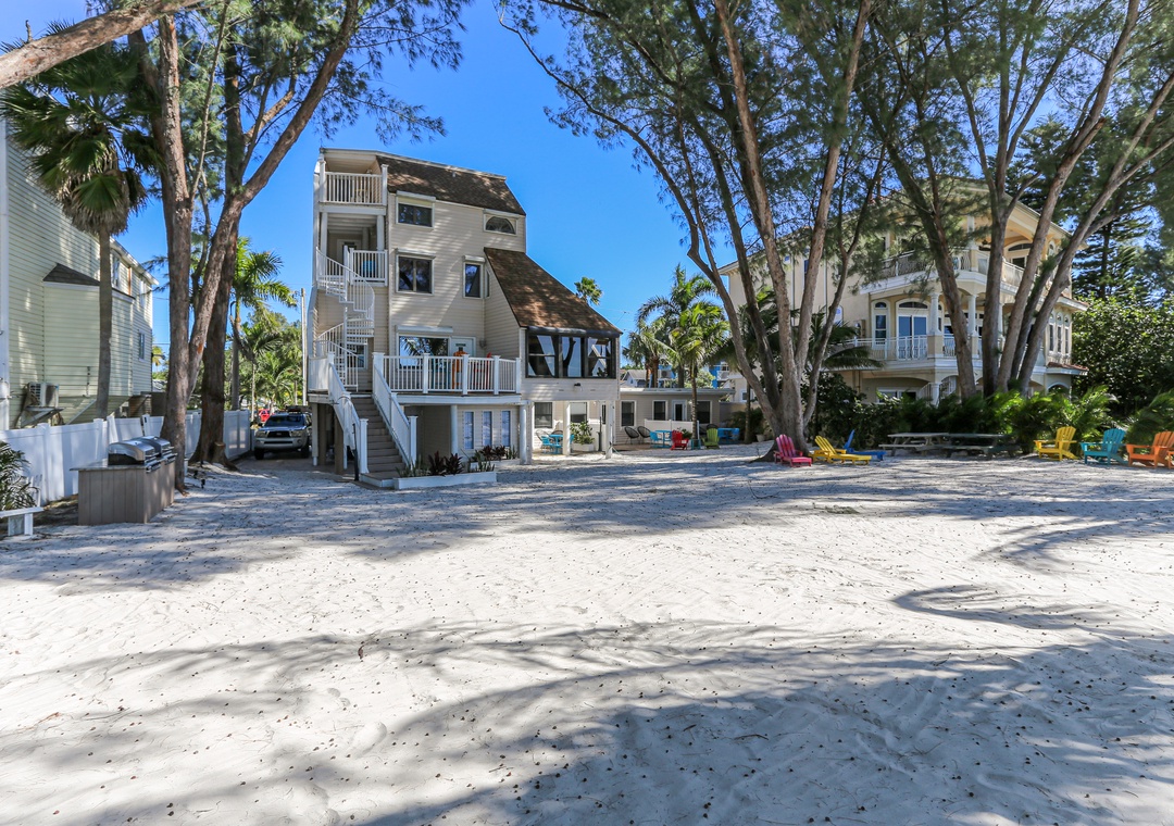 Sunset Beach House Backyard Area - PRE HURRICANE