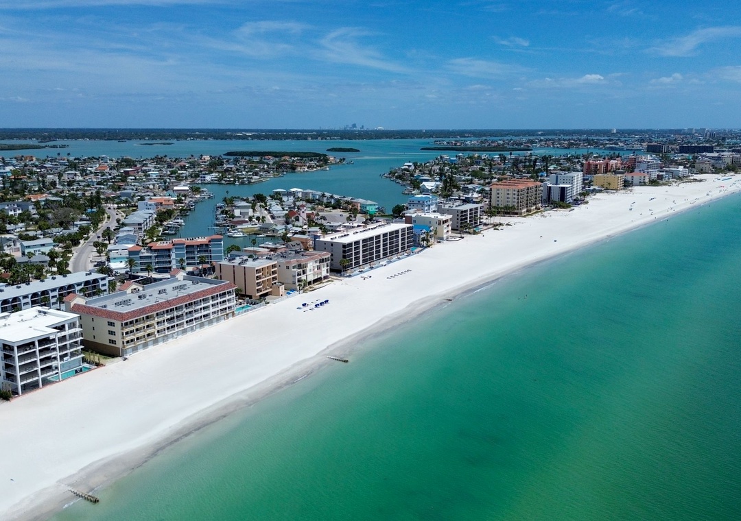 Madeira Beach Coastline Right Across the Street