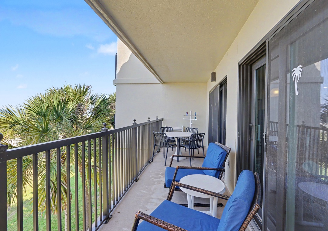 Extra Long Private Balcony