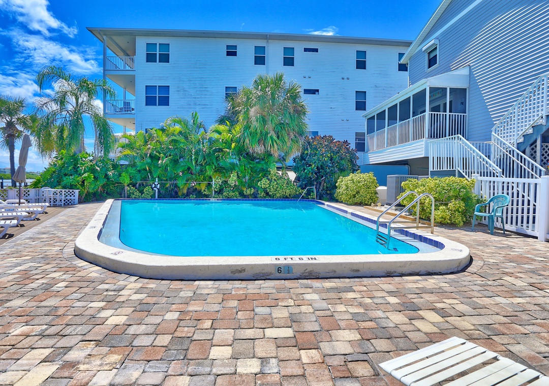 Onsite Heated Pool at Sea Shell
