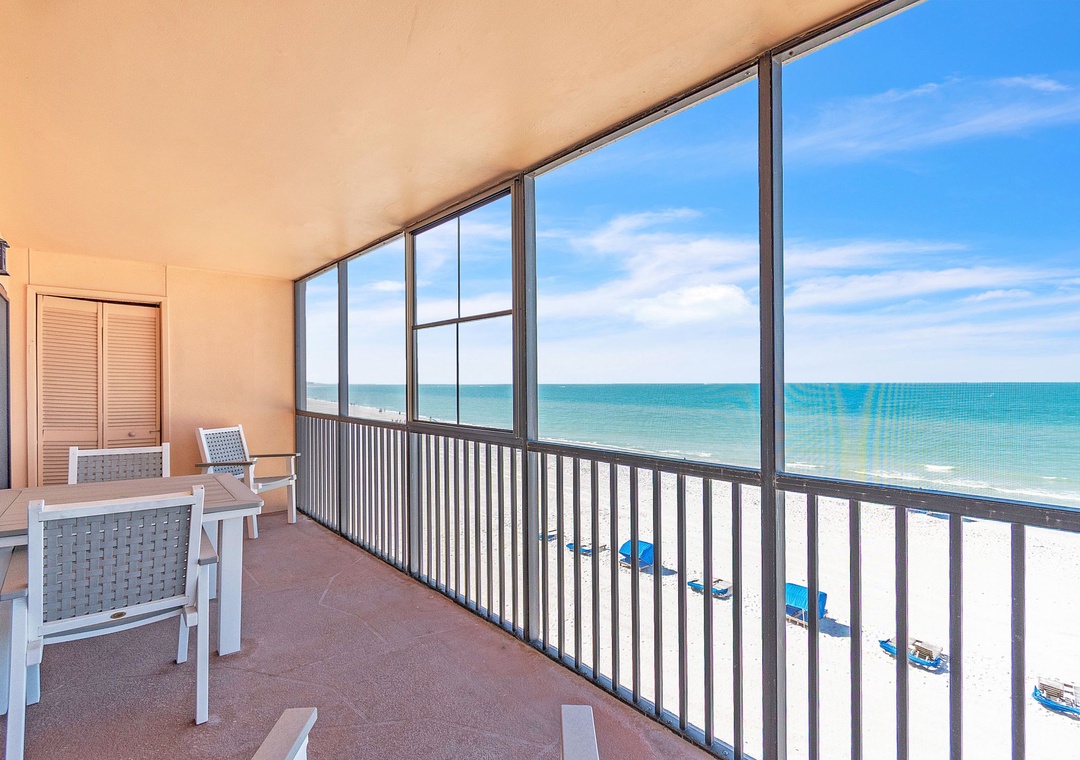 Beautiful Views from your Private, Screened Balcony
