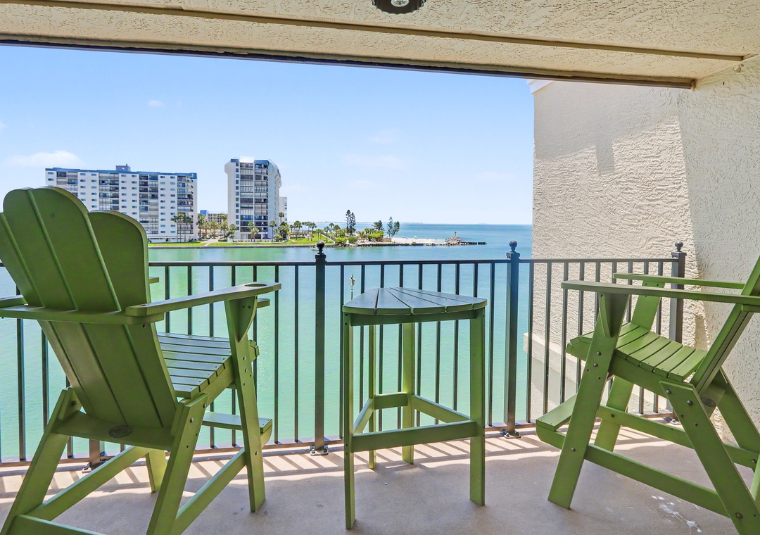 Relax and Enjoy the Views from your Private Balcony