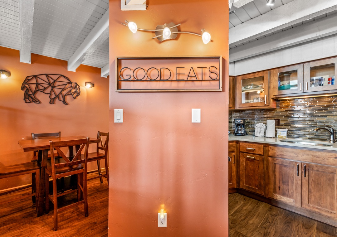 Dining Area off the Kitchen