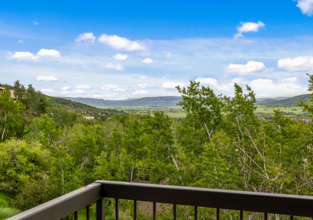 Patio with Sweeping Valley Views