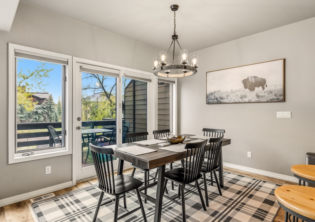 Dining Area off the Kitchen