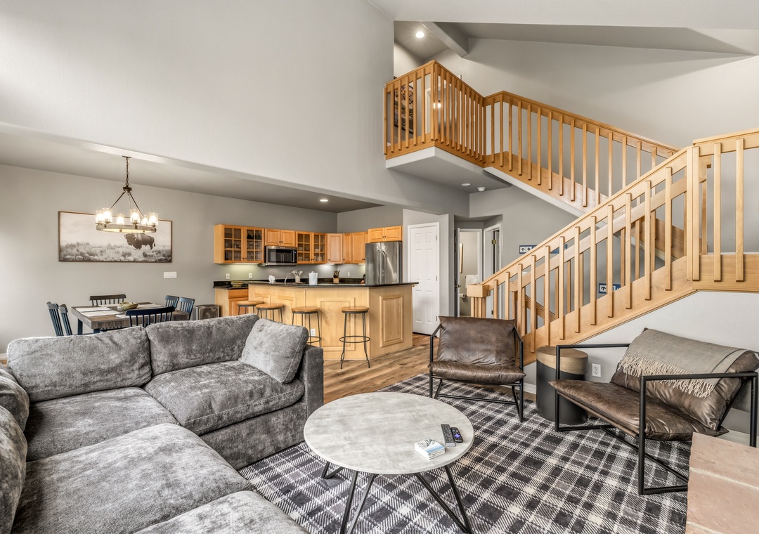 Open-concept living area