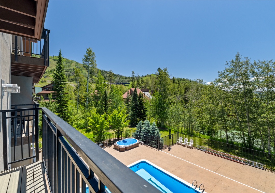 View from Private Balcony