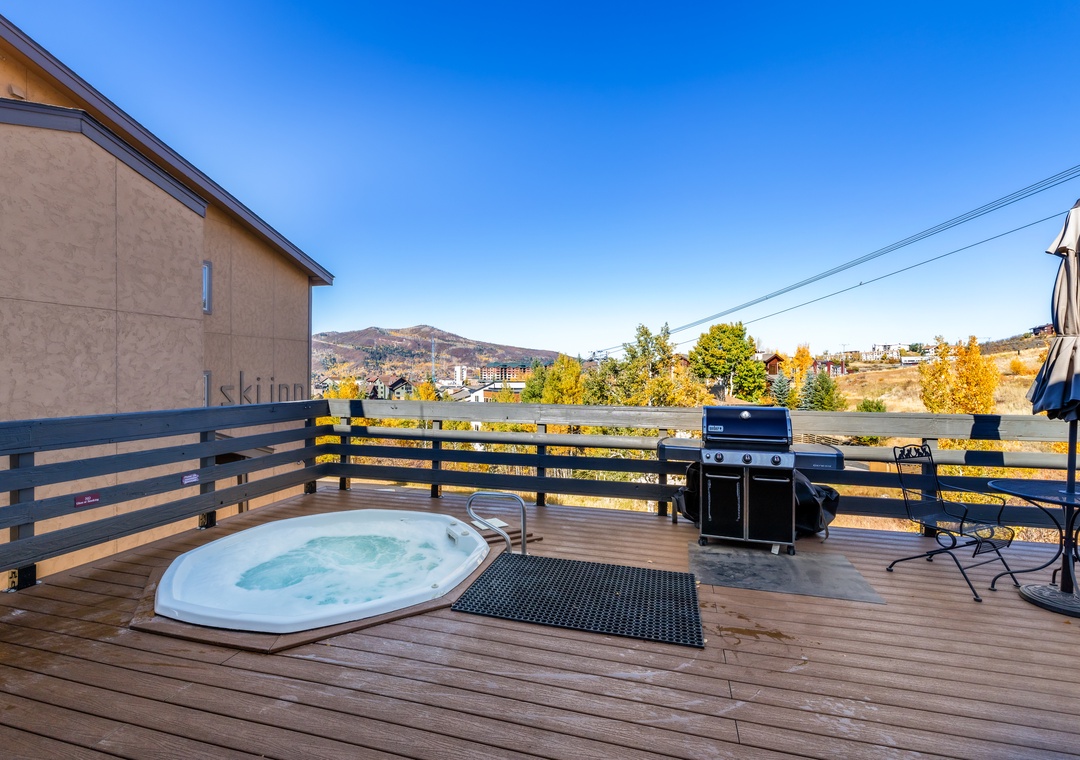 Hot Tub and Community BBQ