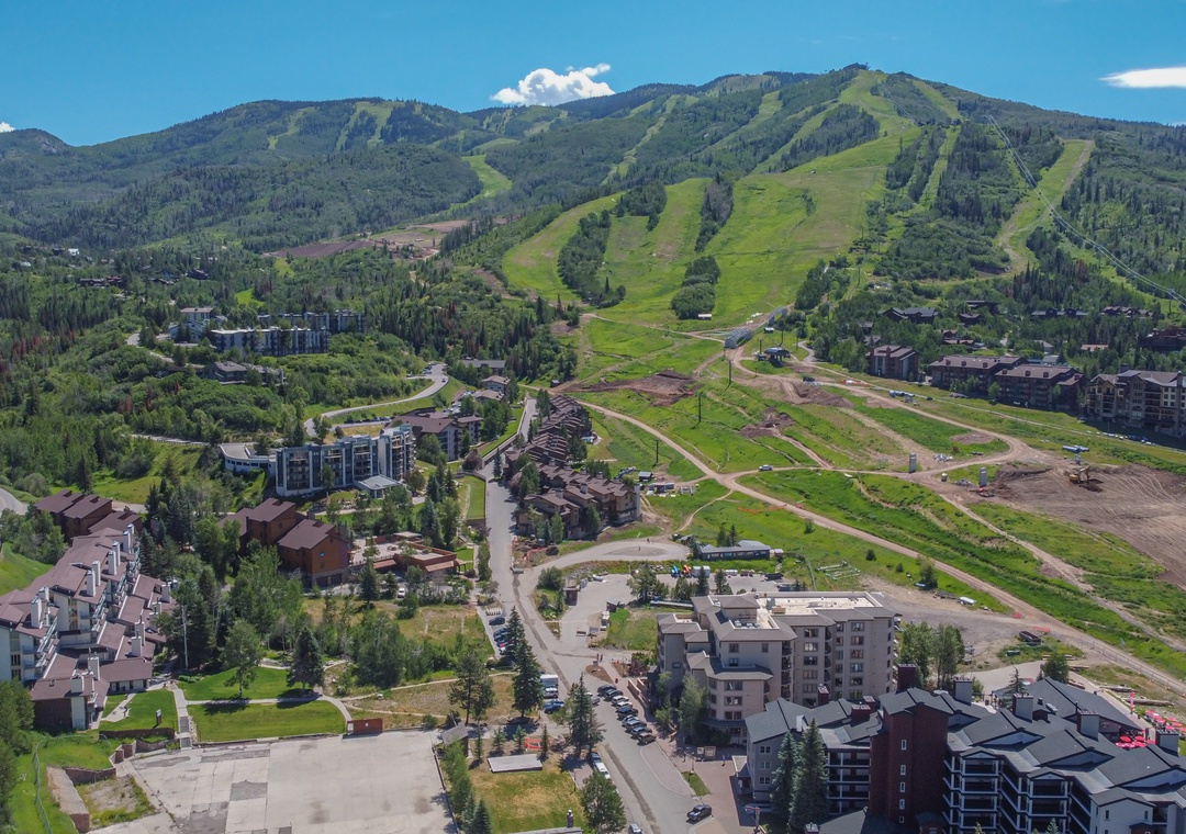 Aerial view of Mt. Werner