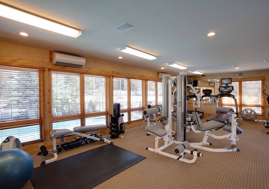 Fully-equipped fitness center