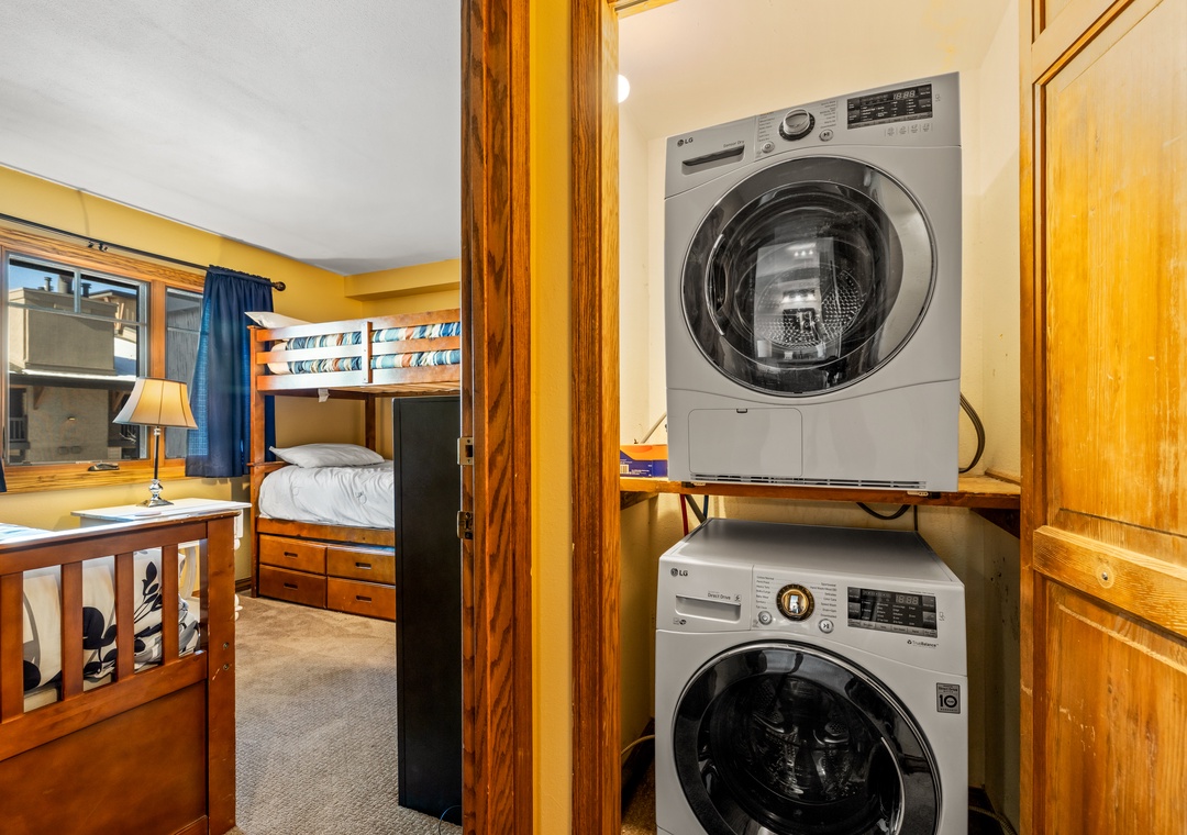 In-unit laundry