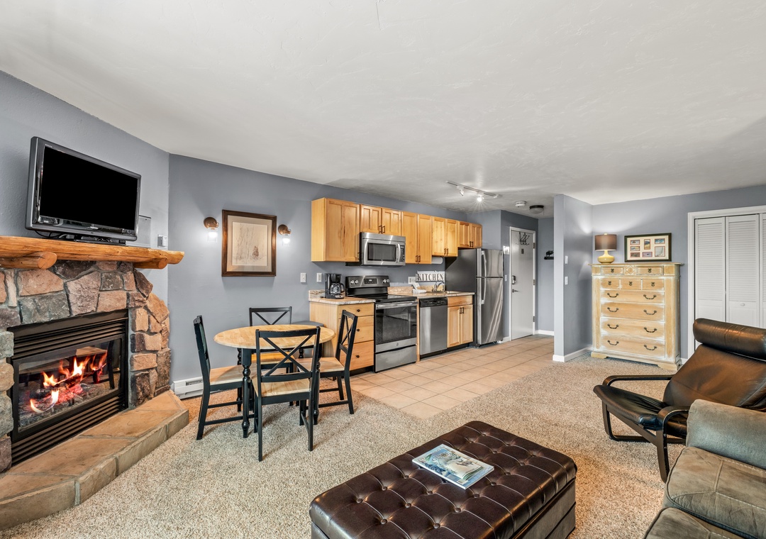Open Kitchen and Living Room
