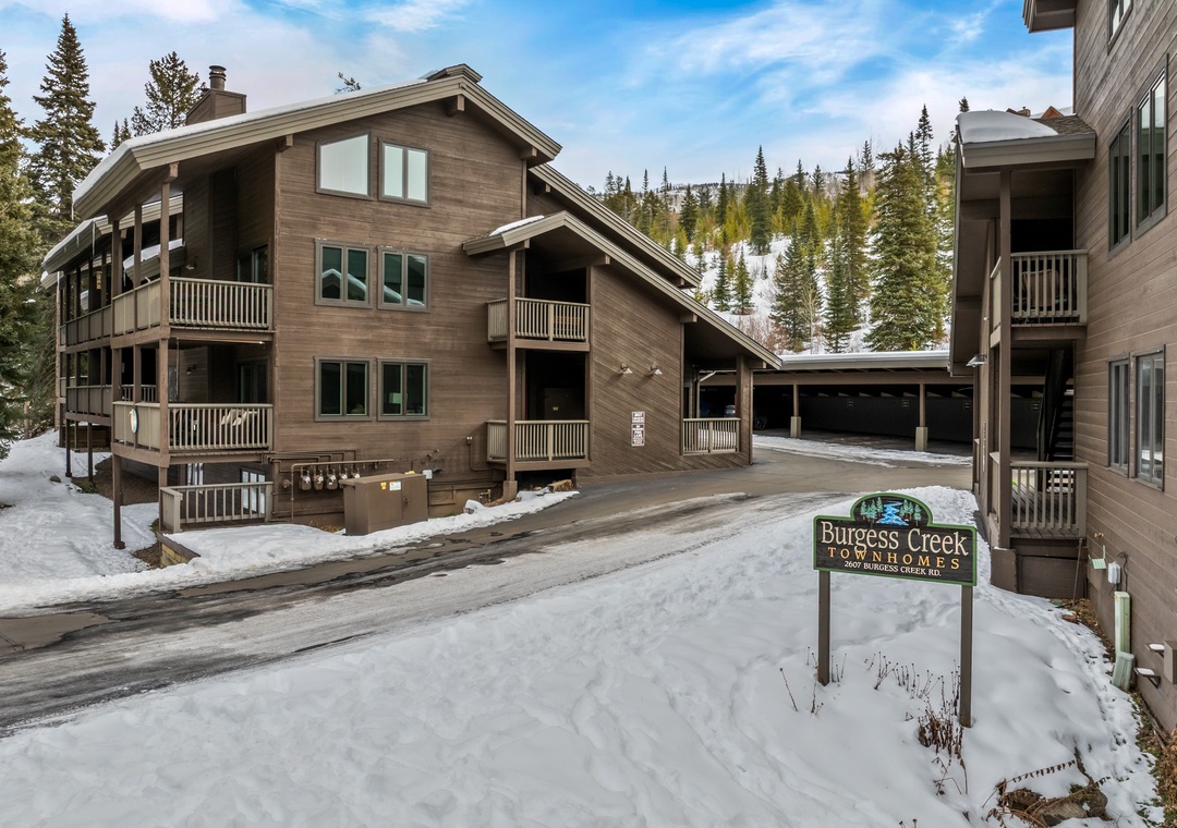 Welcome to Burgess Creek Townhomes, nestled in a pristine mountain setting.
