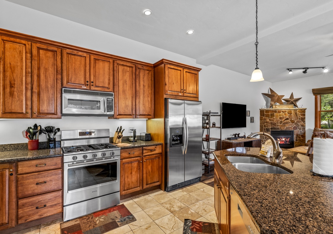 Kitchen with Stainless Appliances