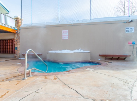 Unwind year-round in the heated outdoor pool, surrounded by stunning mountain vistas and fresh alpine air that make every soak feel like a mini escape.