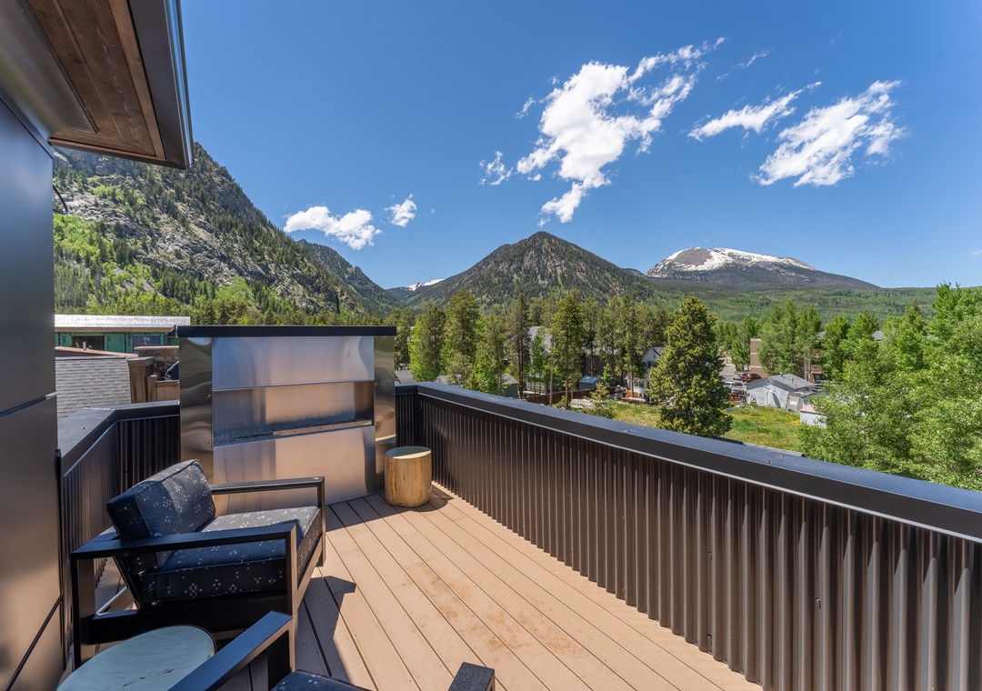 Sip your morning coffee on this private balcony while taking in breathtaking mountain views that stretch across the valley.