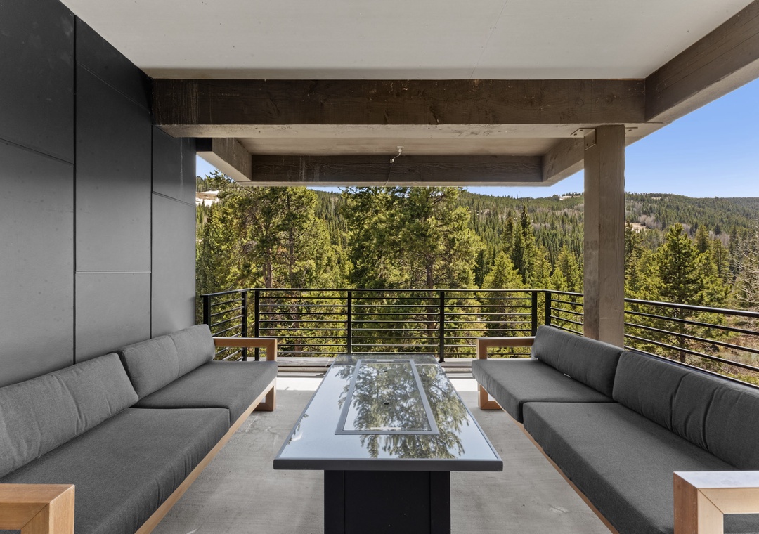 Unwind on your private covered terrace with stunning mountain views stretching endlessly before you, perfect for morning coffee or evening relaxation.