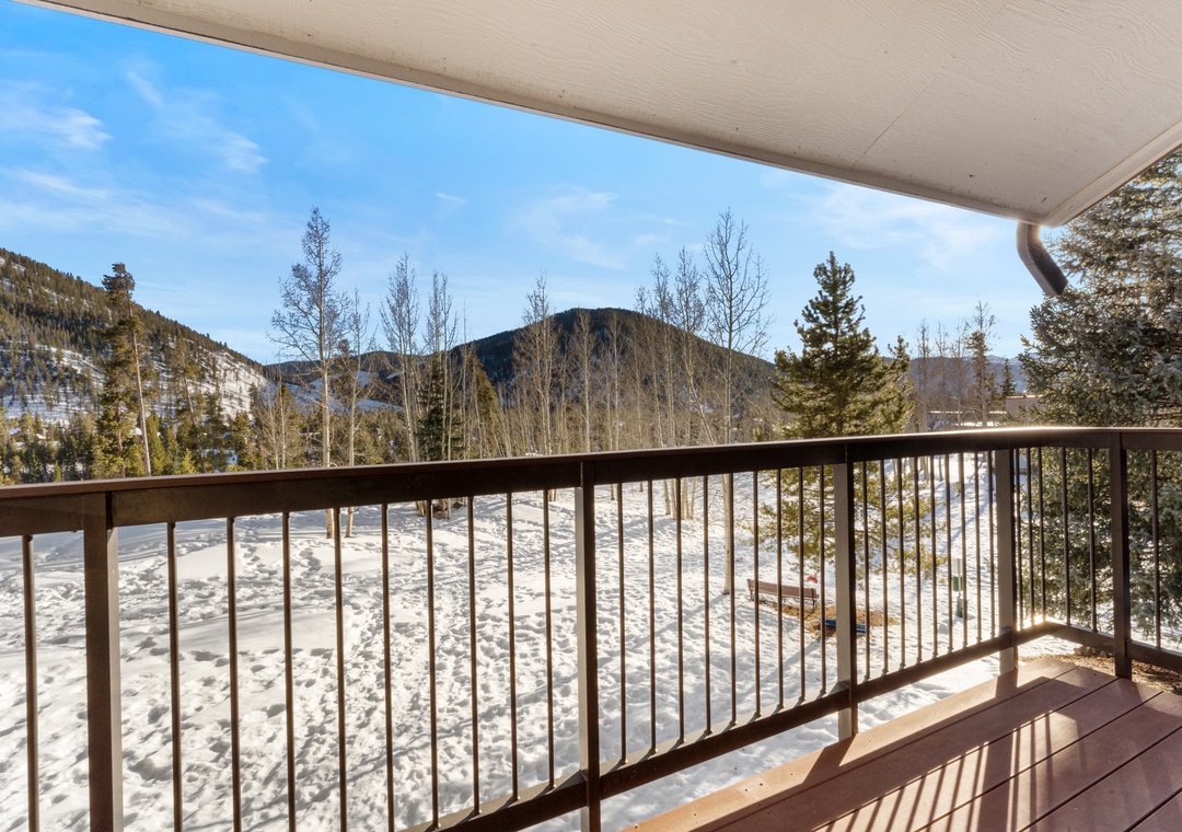 Wake up to breathtaking mountain views from your private balcony, where snowy peaks frame your morning coffee moments.