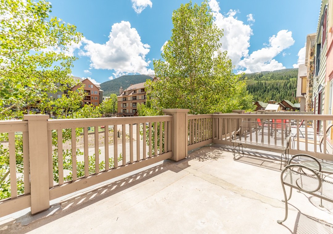 Step onto your private balcony and breathe in fresh mountain air while enjoying morning coffee surrounded by alpine charm.