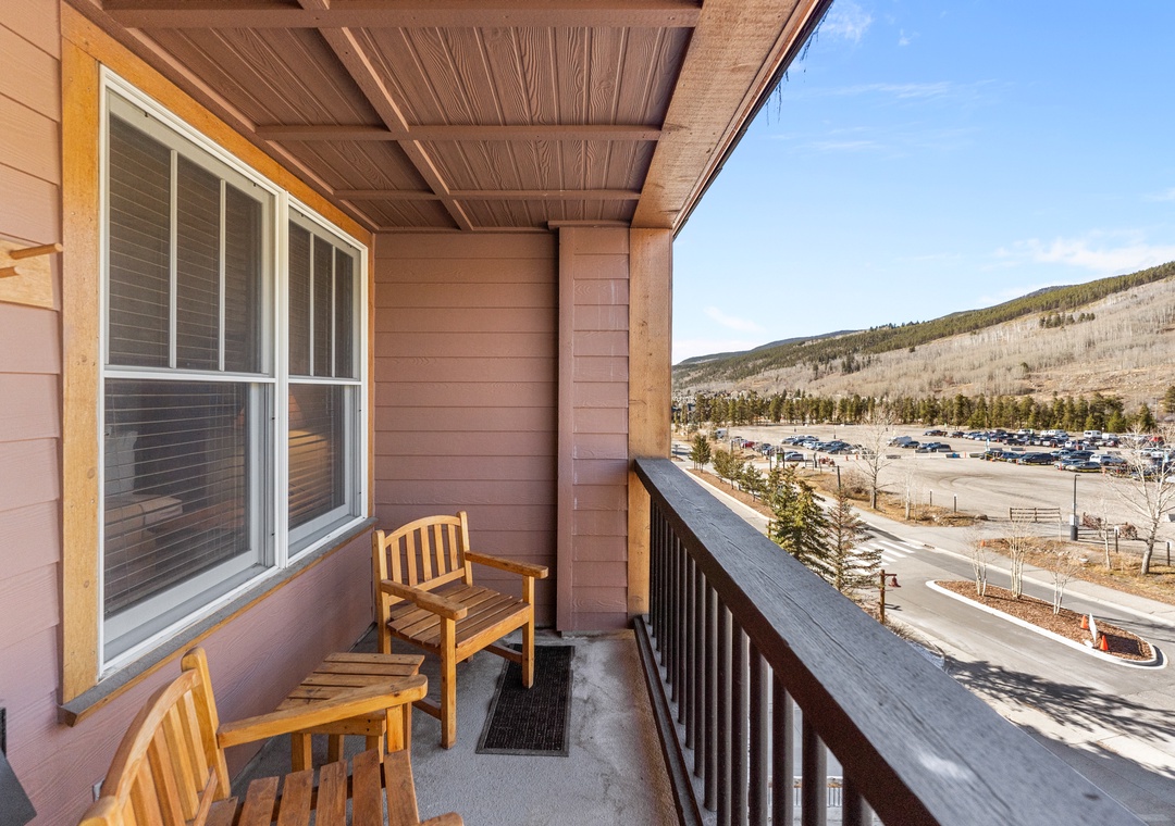 Sip your morning coffee on your private balcony while taking in the stunning mountain views.