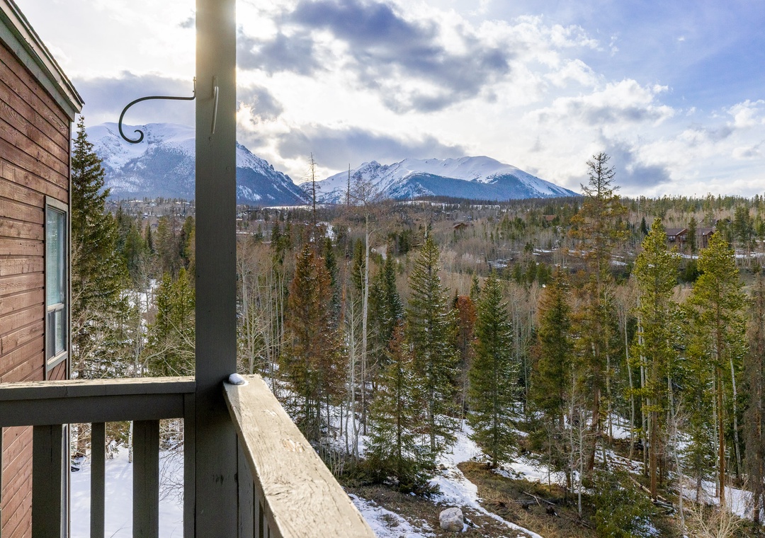Wake up to breathtaking mountain vistas from your private balcony, where snow-capped peaks frame endless forest views.