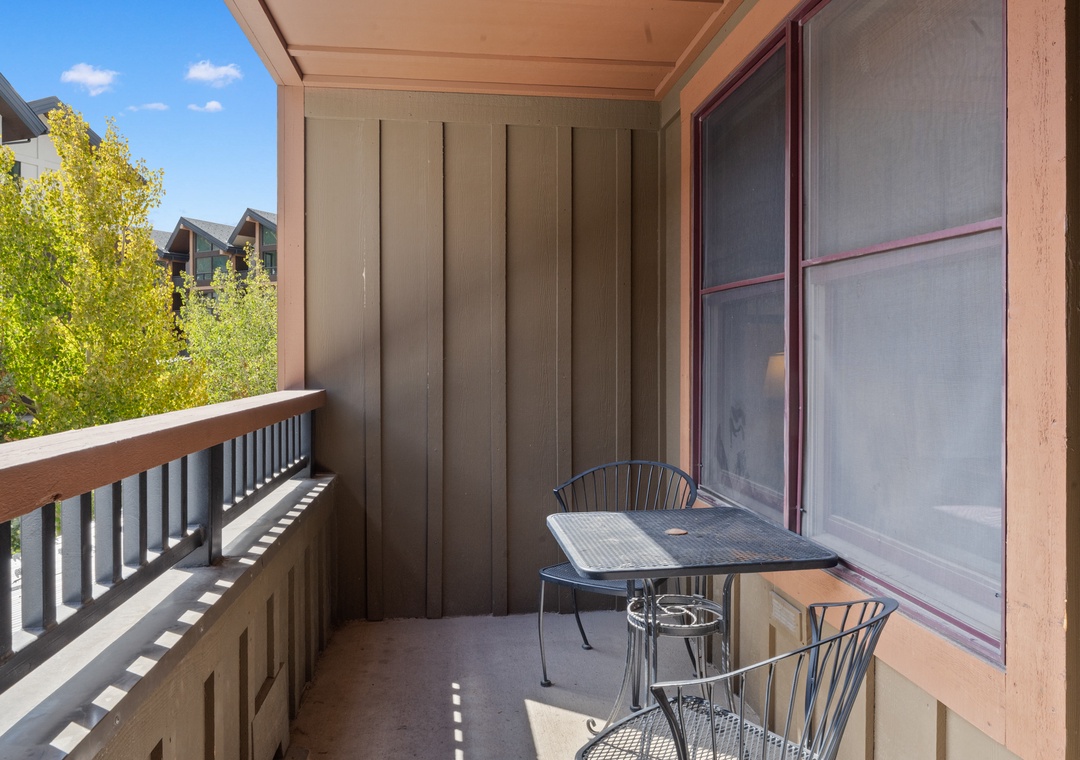 Step onto your private balcony where morning coffee tastes better with fresh air and peaceful neighborhood views.