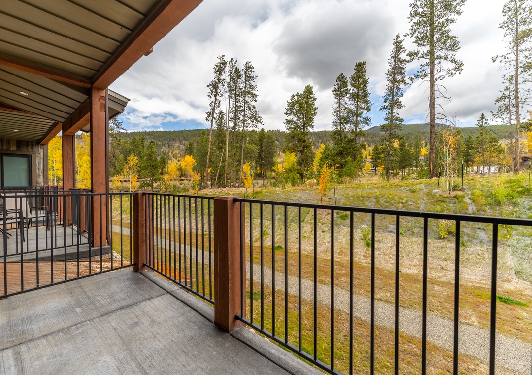 Step onto your private balcony and breathe in fresh mountain air while golden aspens frame stunning forest views.