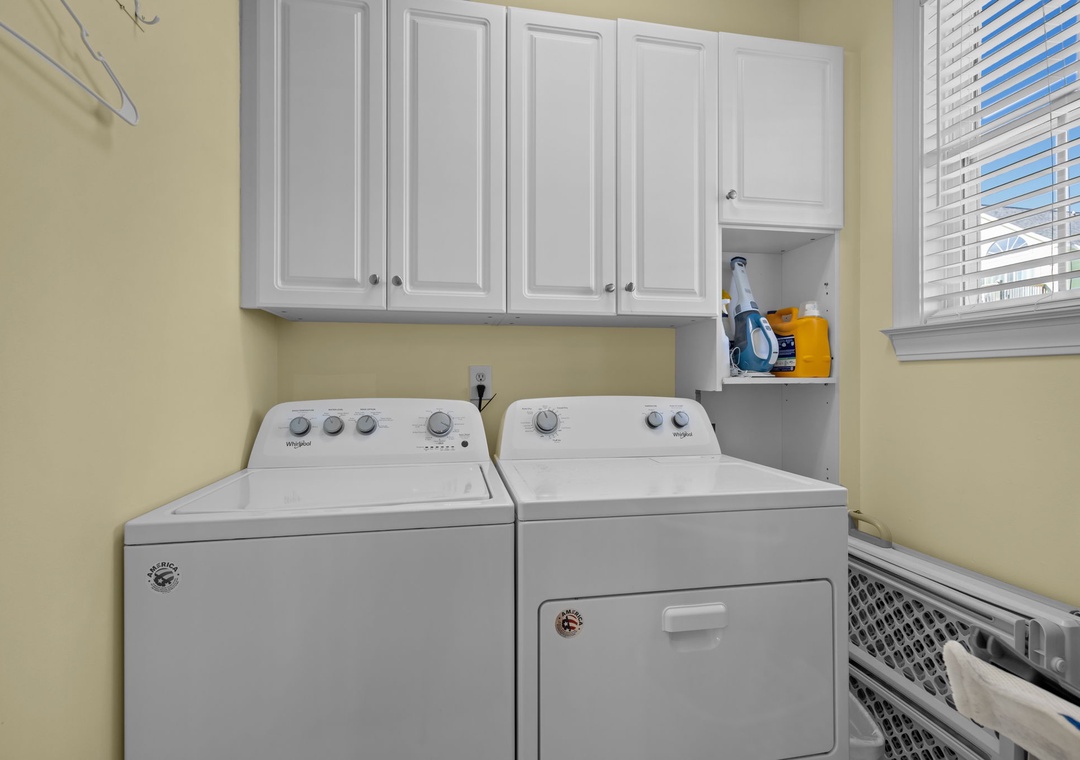 Laundry off of Living Room area