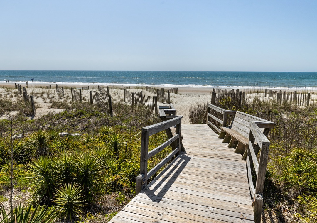 Beach walkway