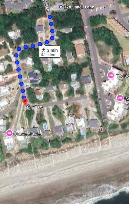 Red Buffalo beach access map